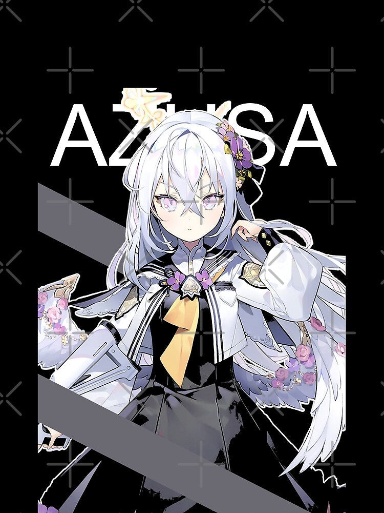 Azusa Blue Archive shirt Shirasu Azusa Blue Archive t shirt stickers decals case by ItemWaifuArt