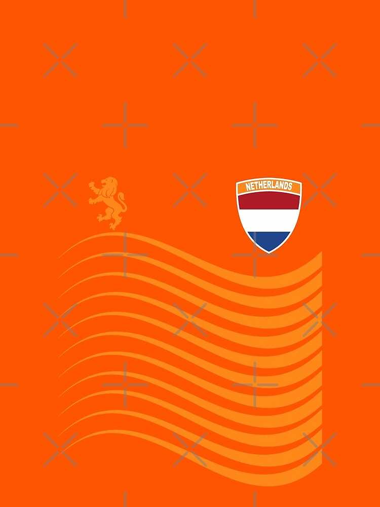 Netherlands soccer football design Nederland Flag by OgeesWorld Unisex , , , Long Sleeve Tee