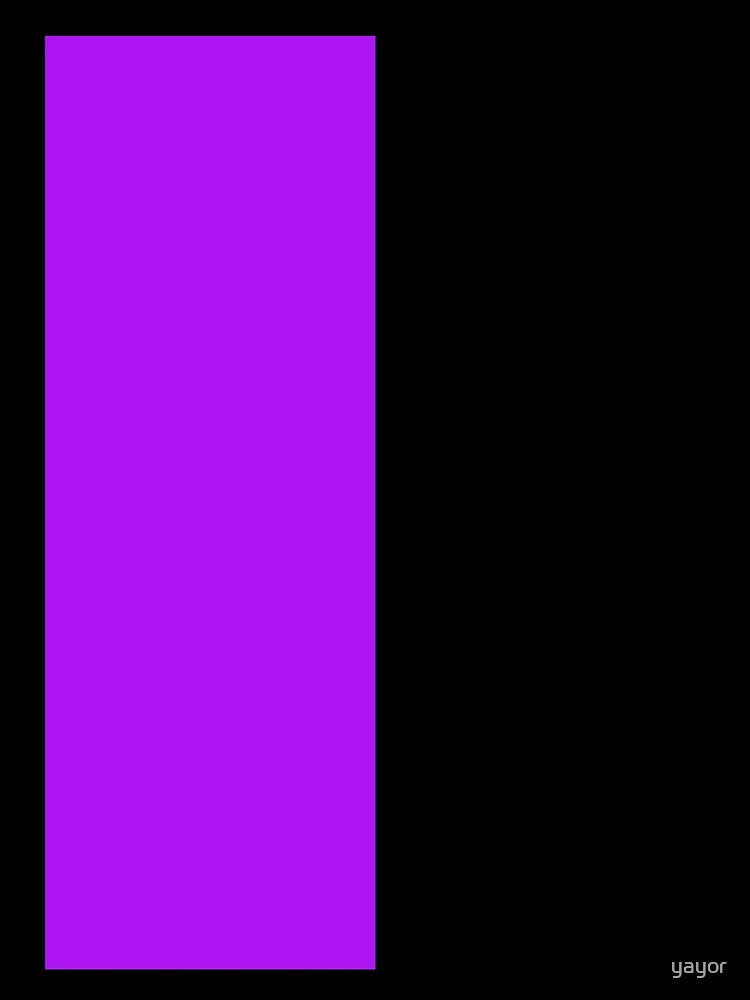 Black and purple by yayor Unisex , , , Long Sleeve Tee