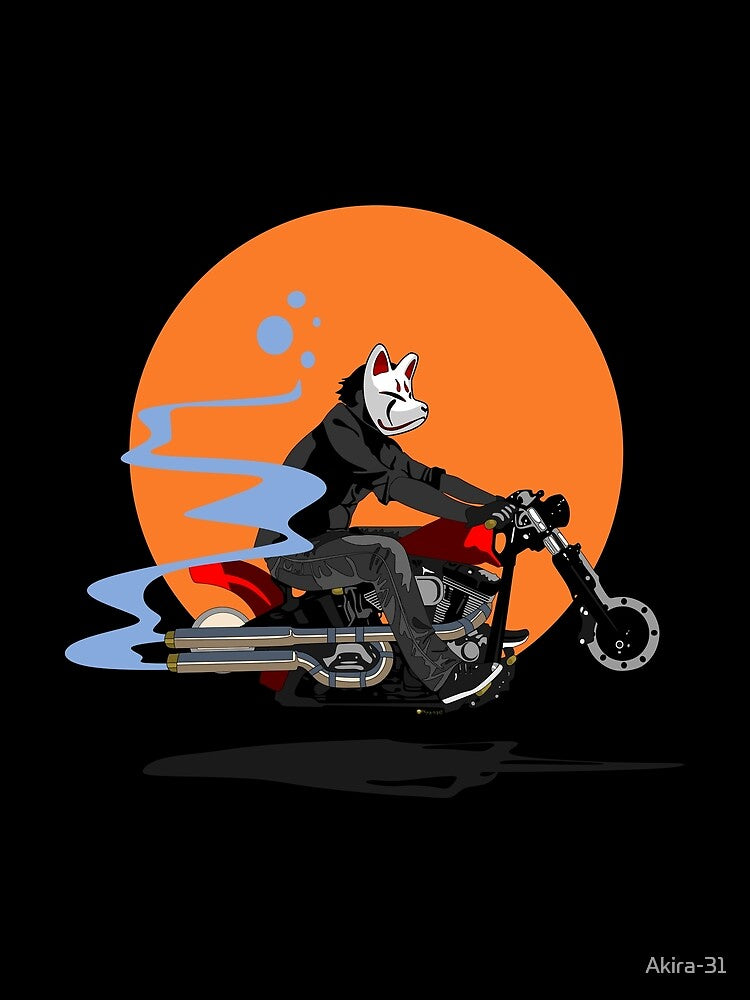 Motorcyclist by Akira-31 Unisex , , , Long Sleeve Tee