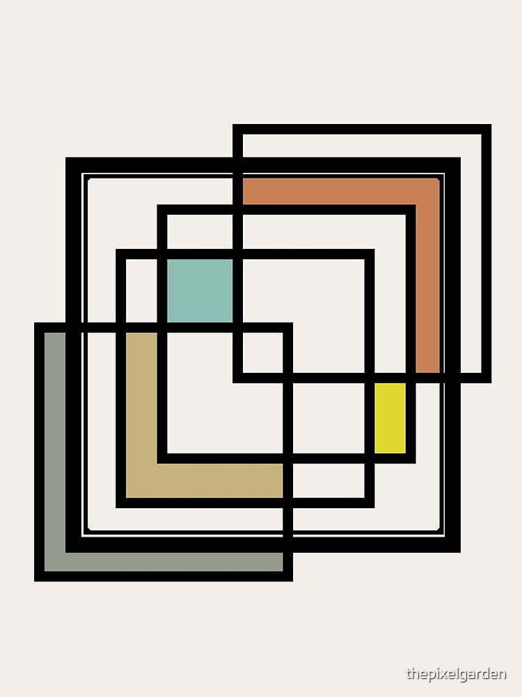 Mid Century Modern Squares by thepixelgarden