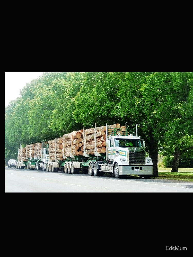 Two fully laden Log haulers - Camperdown, Vic. Australia by EdsMum Unisex , , , Long Sleeve Tee