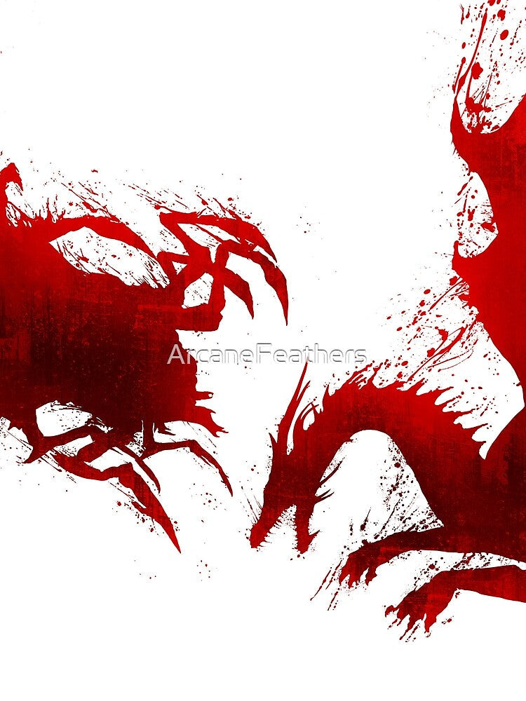 Dragon Age Origins: Awakening Blood Dragon V1 by ArcaneFeathers Unisex , , , Long Sleeve Tee