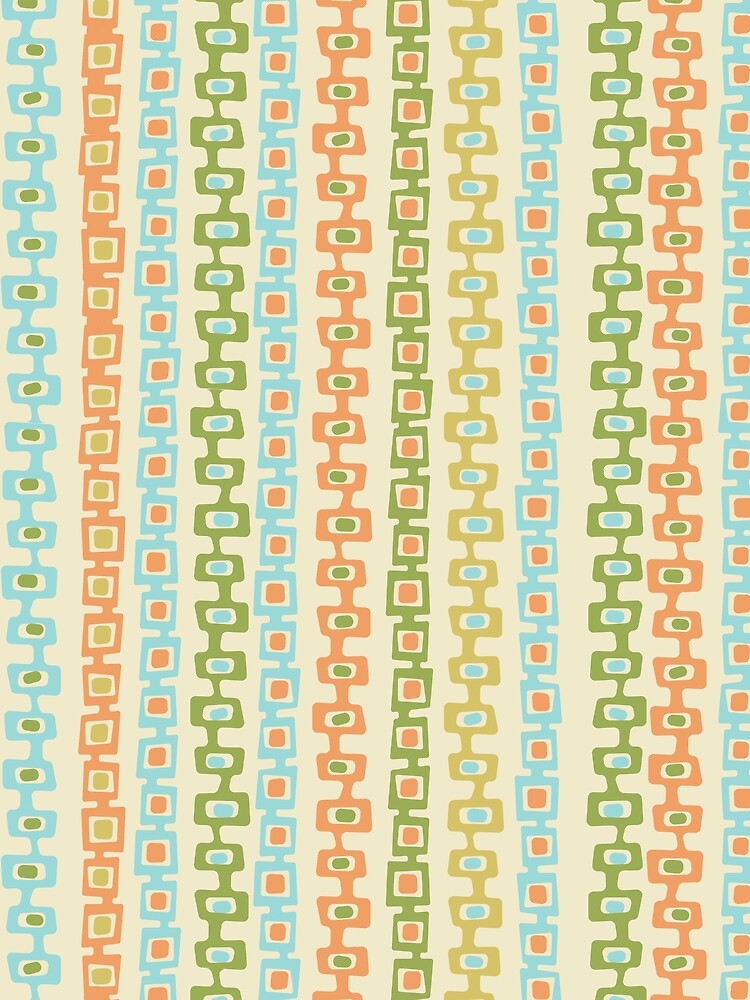 Mid Century Modern Vintage Bubble lines by Design Sparkes
