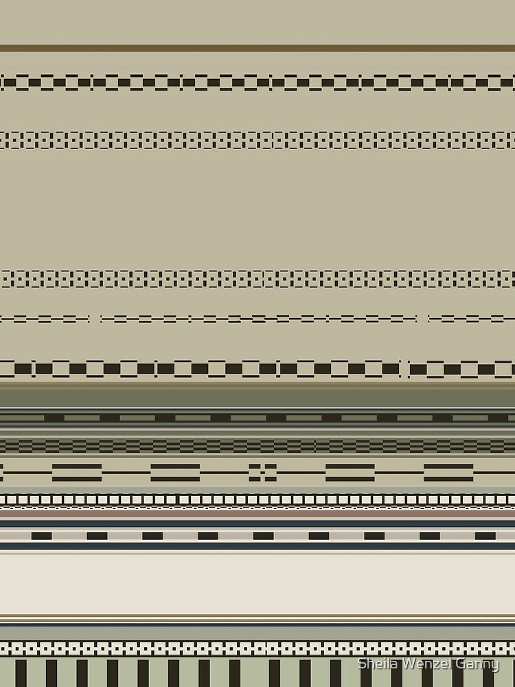Sage Geo Pattern by Sheila Wenzel Ganny