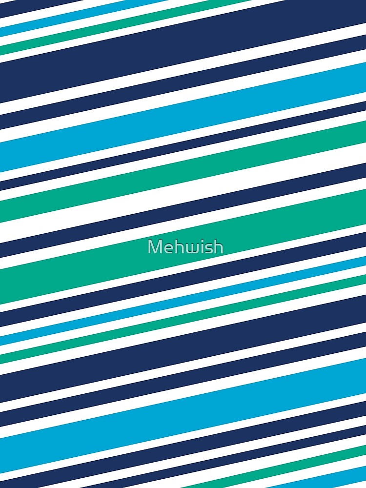 Persian Green Geometric by Mehwish