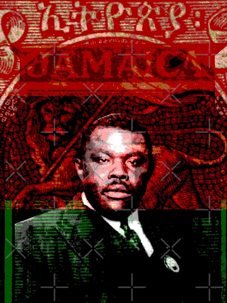 Marcus Garvey Jamaican Freedom Fighter by rastaseed Unisex , , , Long Sleeve Tee
