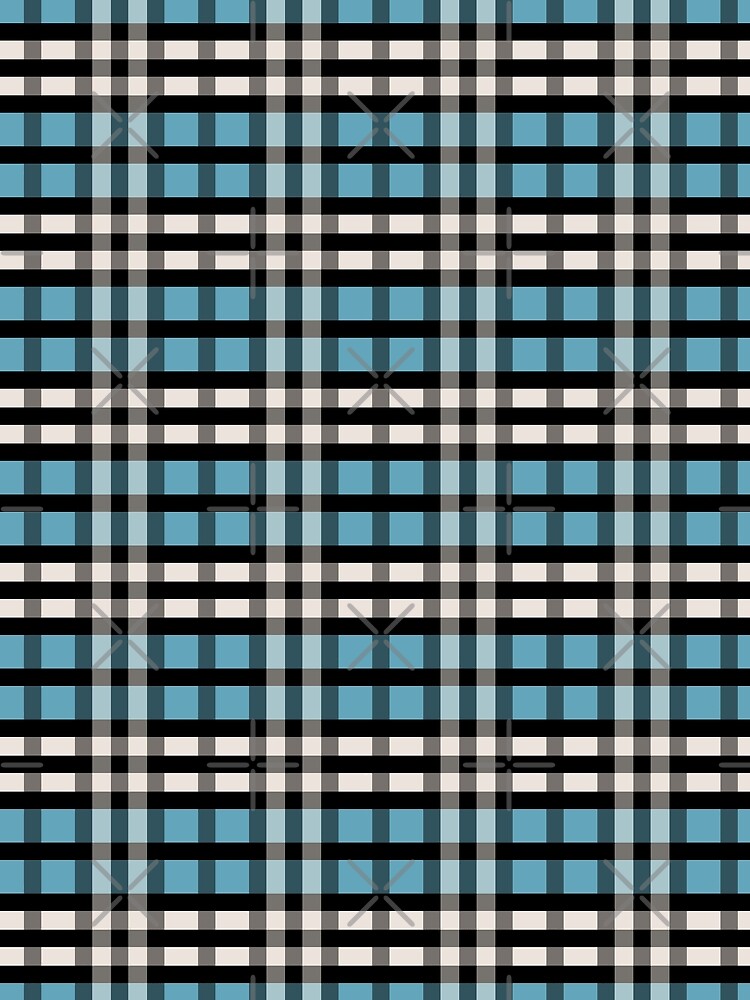 Plaid Blue by tonymagnerart