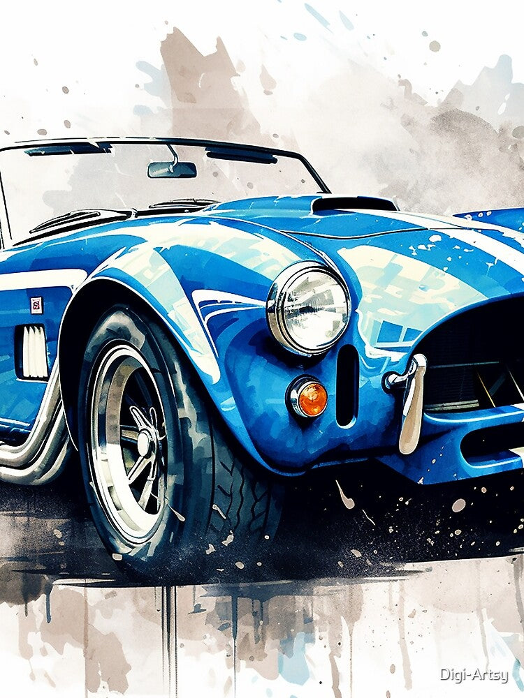Racing Legend: 1967 Shelby AC Cobra by Digi-Artsy Unisex , , , Long Sleeve Tee