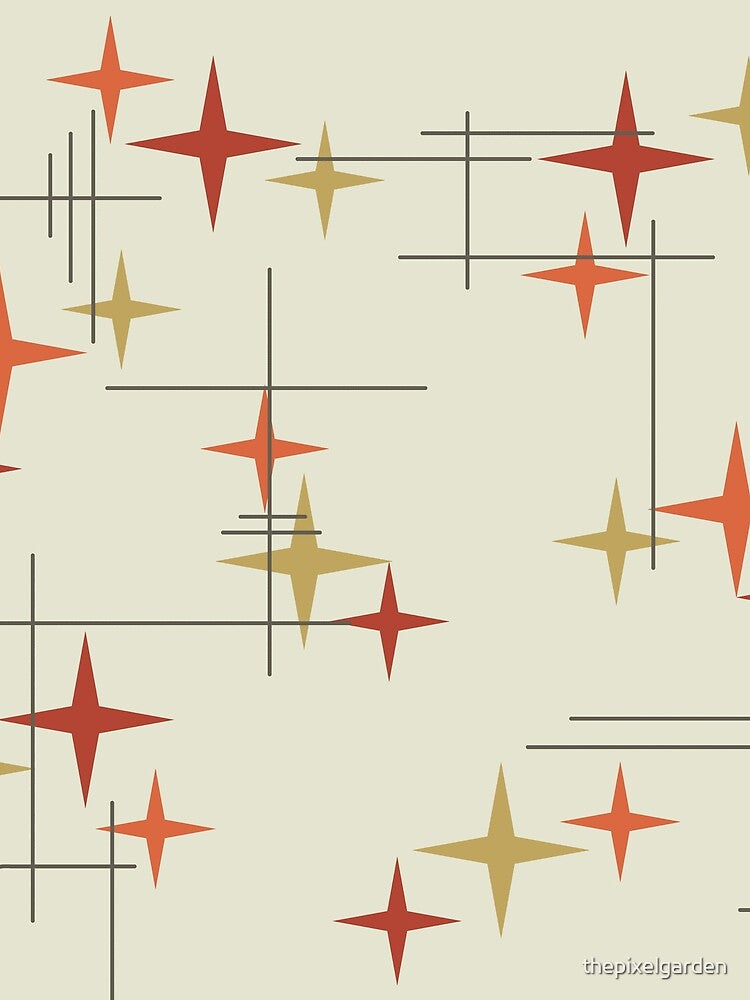 Mid Century Modern Stars by thepixelgarden