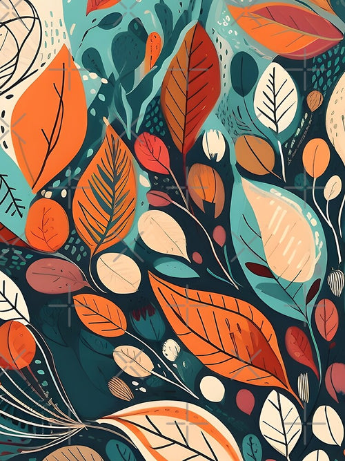A Boho design made of Vibrant and Eclectic Tapestry of Colors and Textures by Justteesme