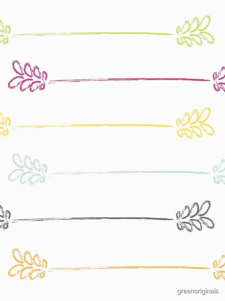 Flower Strip Pattern by greenoriginals