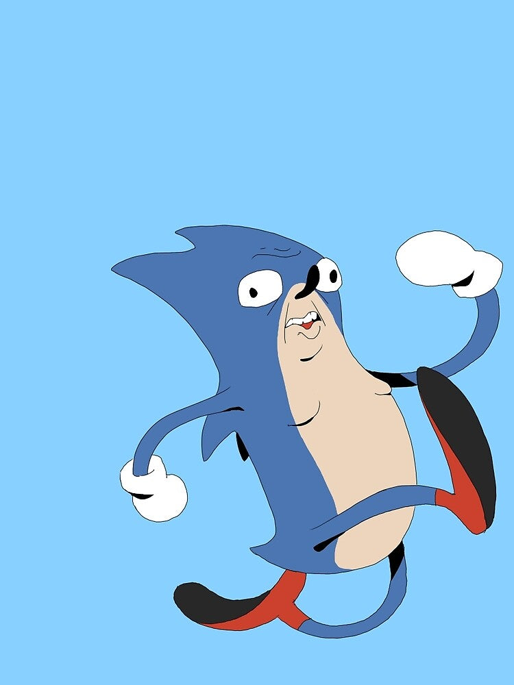 sanic hegehog by moxie2d Unisex , , , Long Sleeve Tee