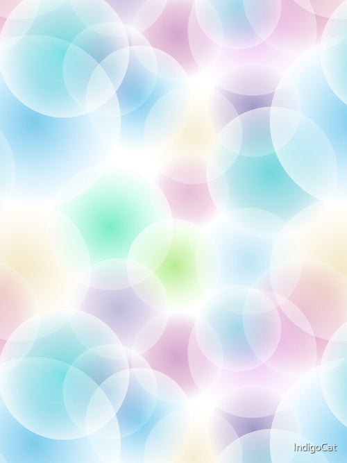 Abstract background of overlapping circles. by IndigoCat