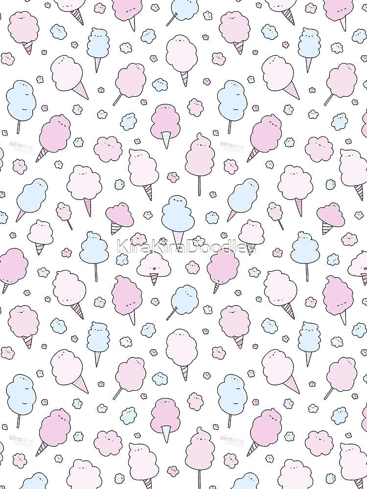Cotton Candy Club by KiraKiraDoodles Unisex , , , Long Sleeve Tee