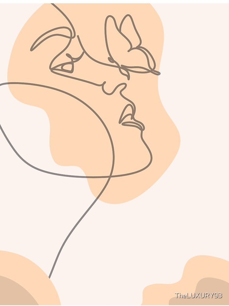 Simple Women Abstract Art by TheLUXURY93