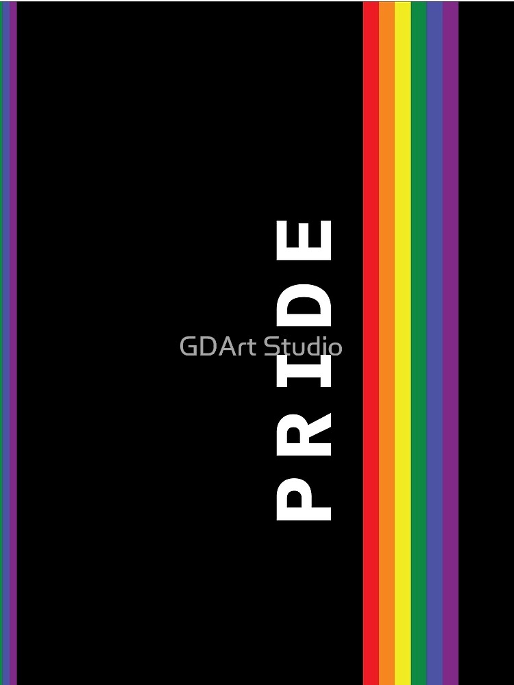 PRIDE Rainbow | LGBTQ+ Pride by GDArt Studio Unisex , , , Long Sleeve Tee