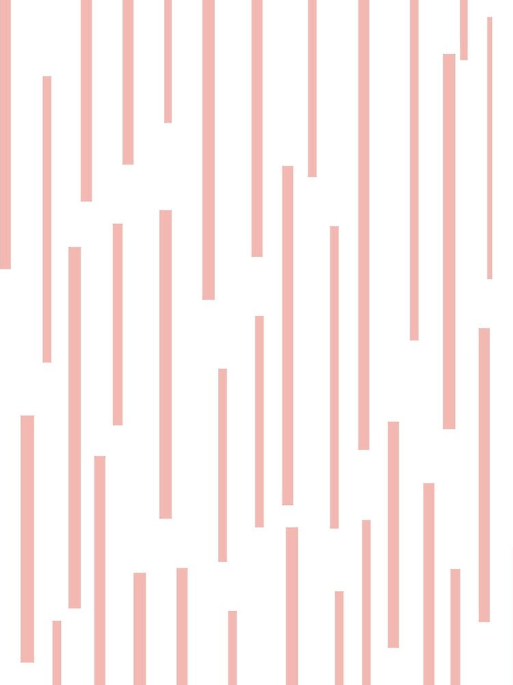 Leitungen Cheerful Line Pattern Pink and White by kierkegaard