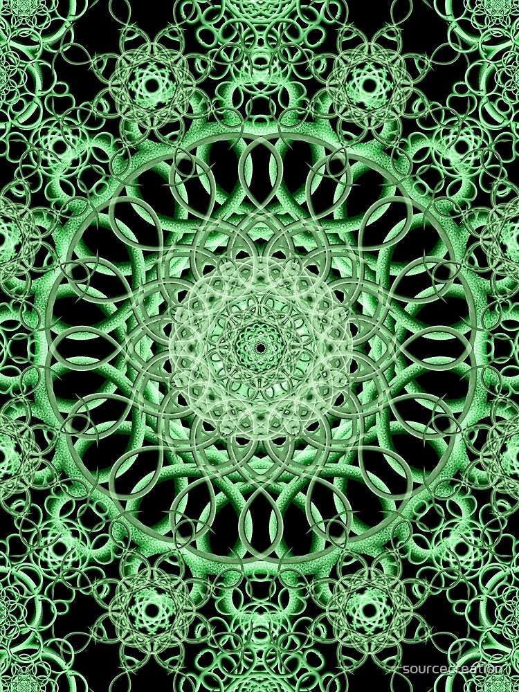 Emerald Eye Mandala by sourcecreation