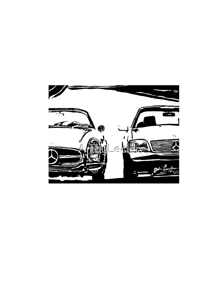Old And New W198 R129 by ArtbyLeclerc Unisex , , , Long Sleeve Tee
