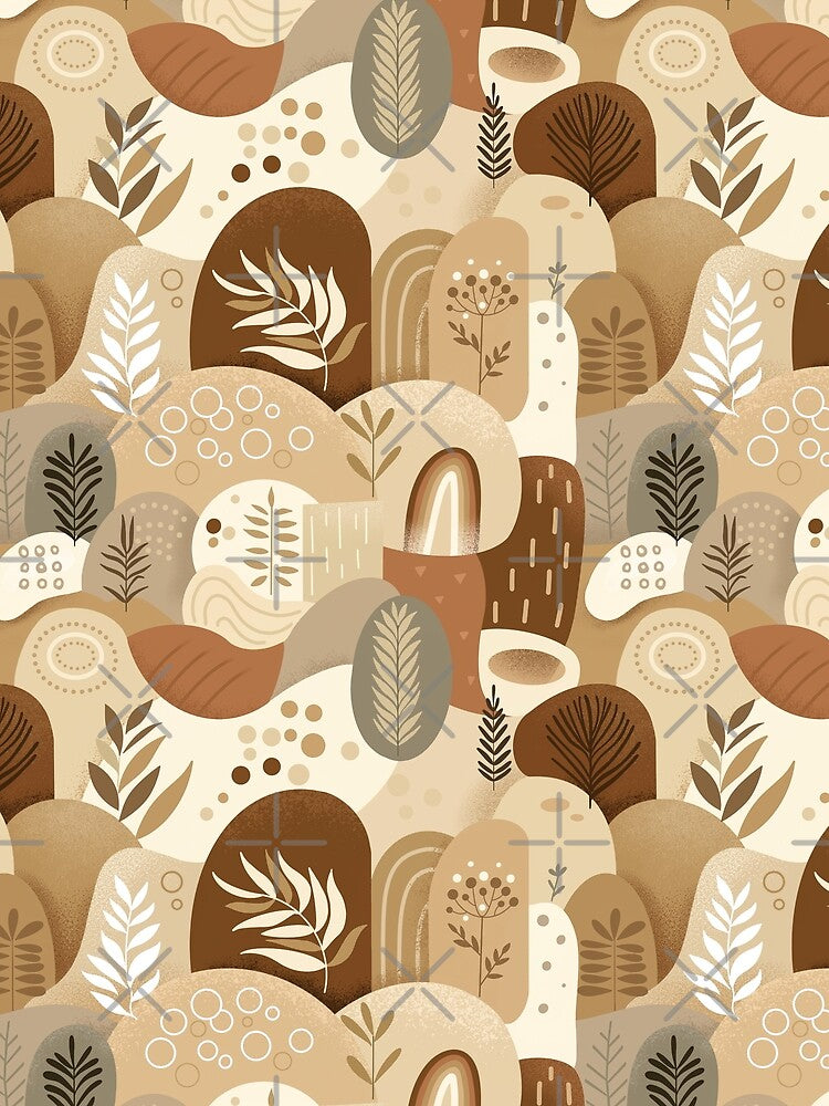 Earthy Abstract Landscape by yulia-rb