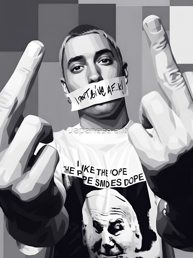 Eminem by Japanese art Unisex , , , Long Sleeve Tee
