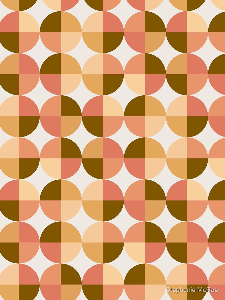 Mid Mod Circles Neutral Colours by Stephanie McRae