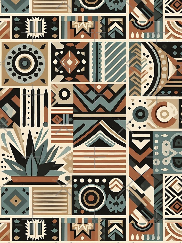 African Tribal Boho Pattern by Apex Designs