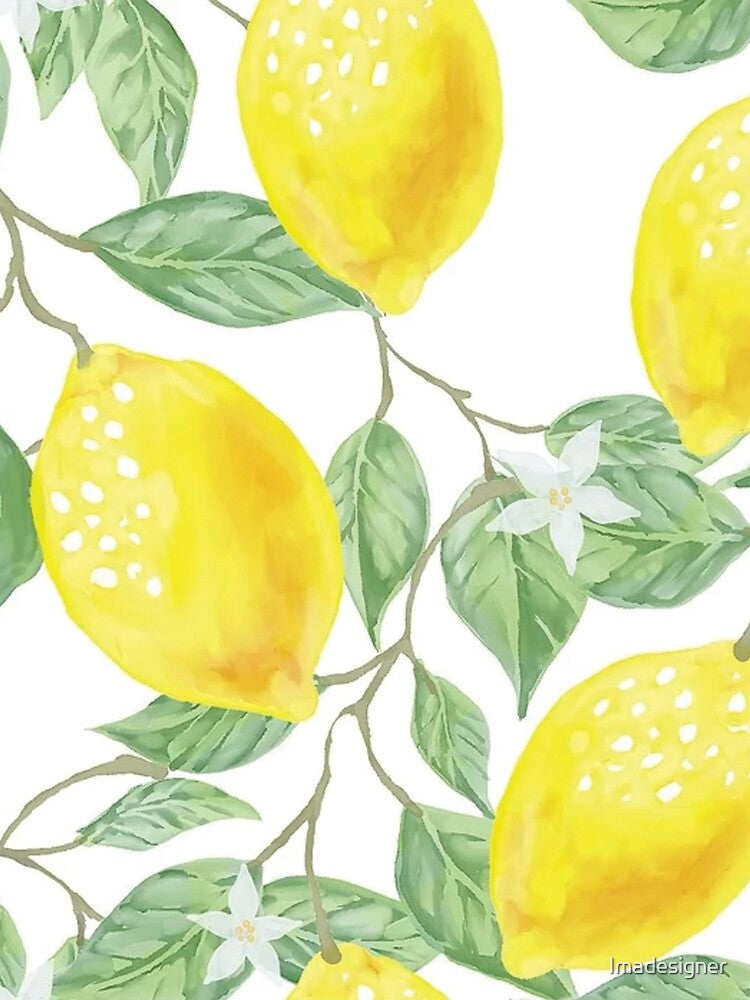 Lemon pattern by Imadesigner Unisex , , , Long Sleeve Tee