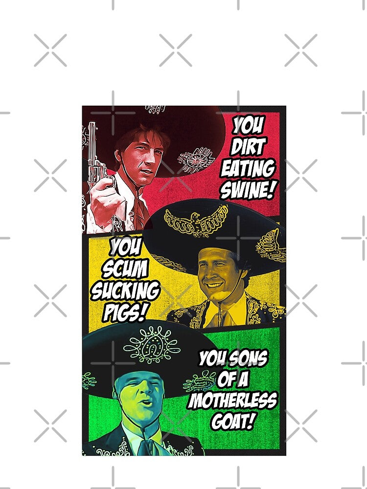 Three Amigos Comic Strip by CreativeSpero Unisex , , , Long Sleeve Tee