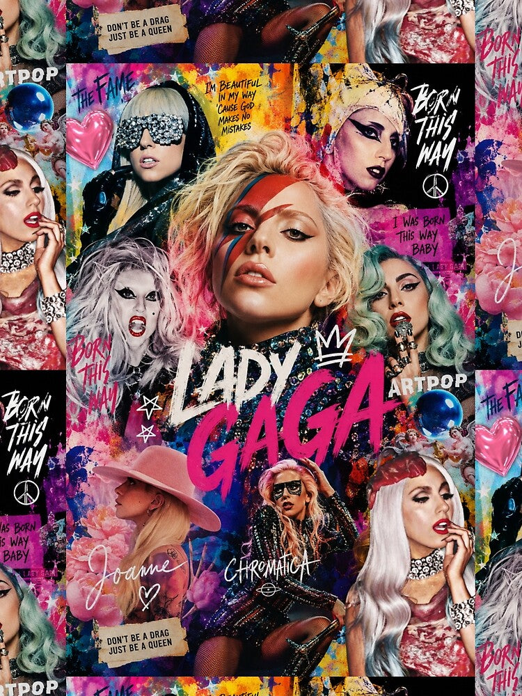 Lady Gaga eras poster by Siiri2003 Unisex , , , Long Sleeve Tee
