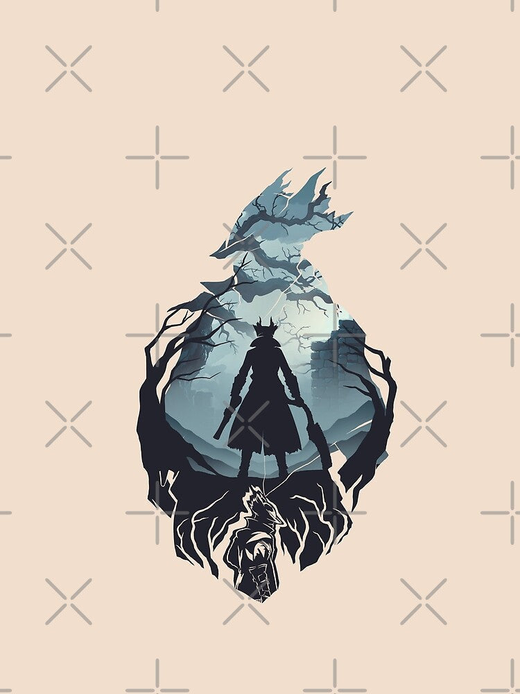 Bloodborne Hunter by mustbewhy Unisex , , , Long Sleeve Tee