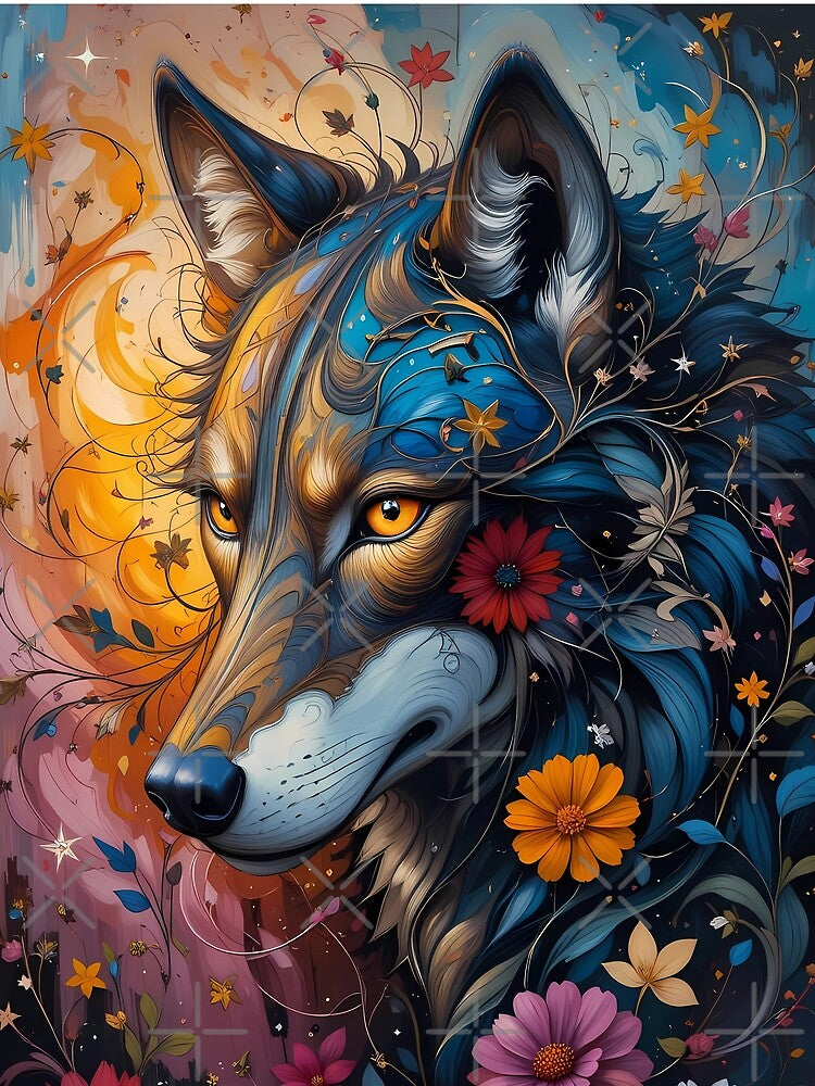 Cosmic Wolf – Mystical Artwork by PawPrintStyles