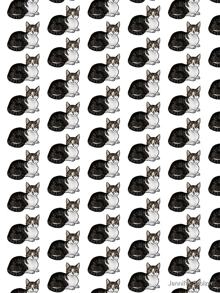 Cat - Custom - Baker by Jennifer Stolzer Unisex , , , Long Sleeve Tee