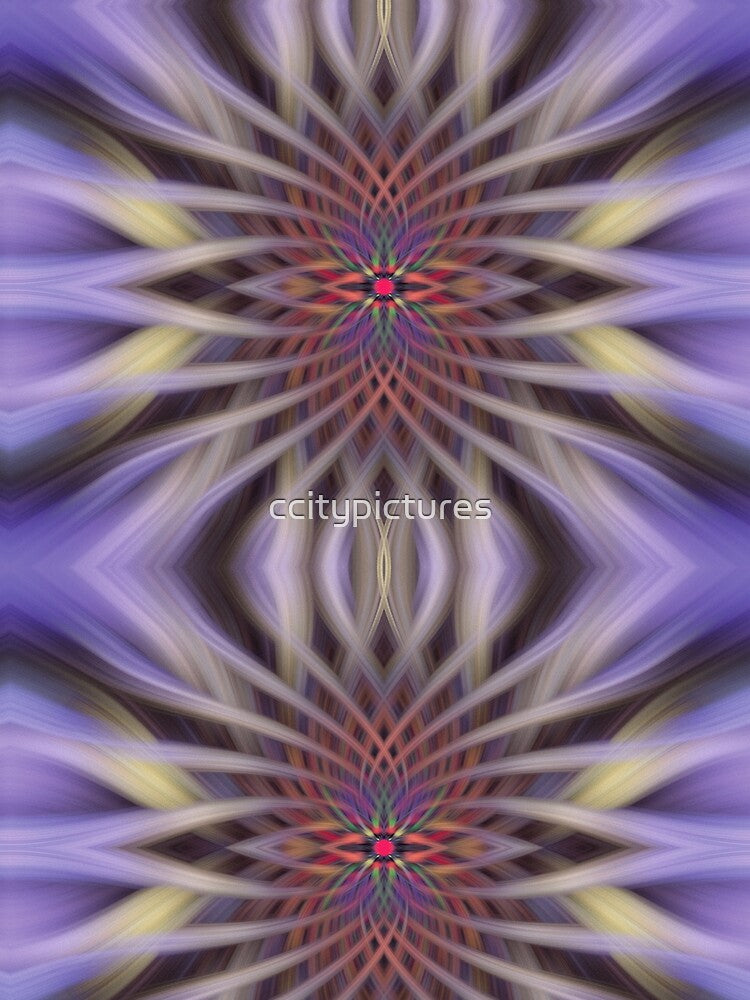 Radiant Lotus Eye Seamless Pattern by ccitypictures