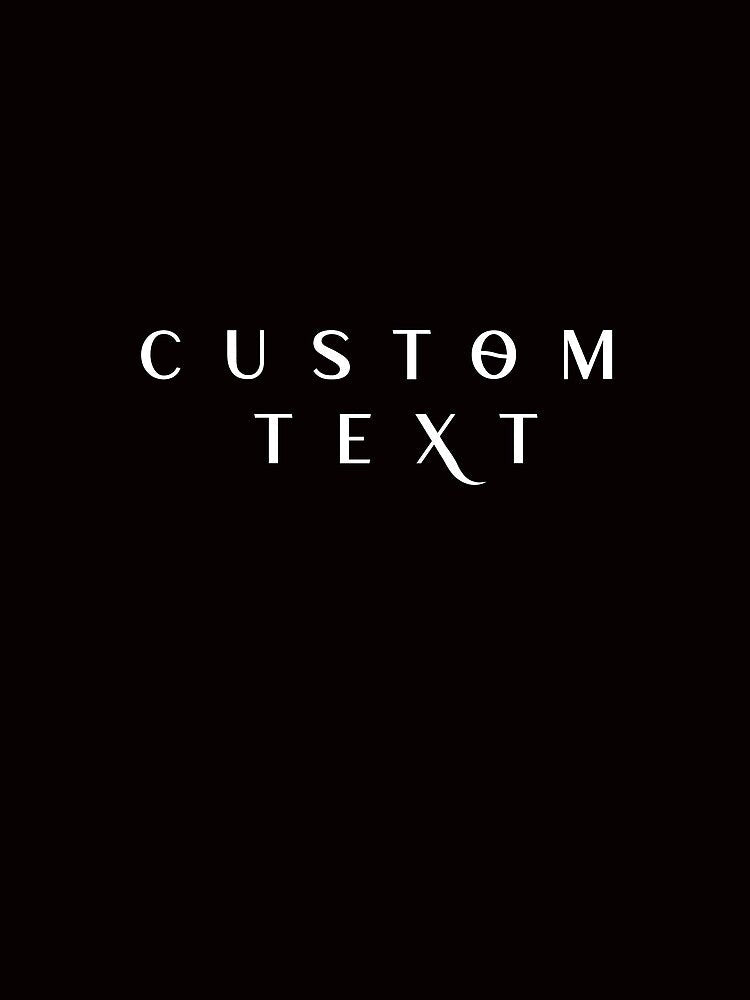 Custom | Mens | Women’s | Personalized , Custom Name , Bridal Gift, Birthday Gift, Chef Gift, Custom Text by Art10Shop