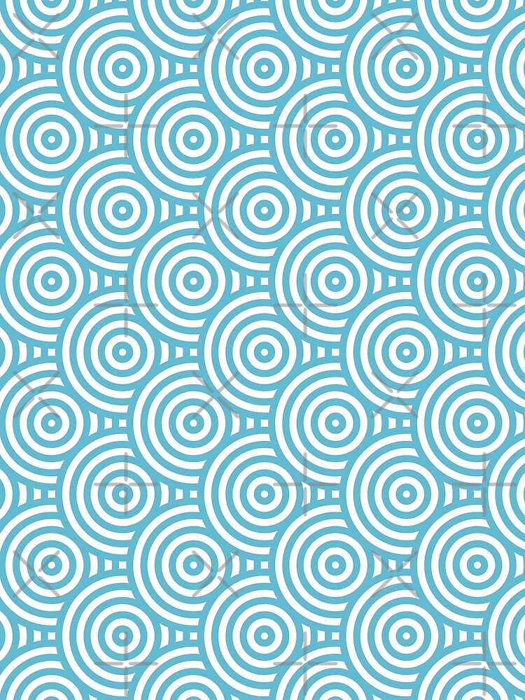 Abstract Blue Ocean waves. by TashaVector
