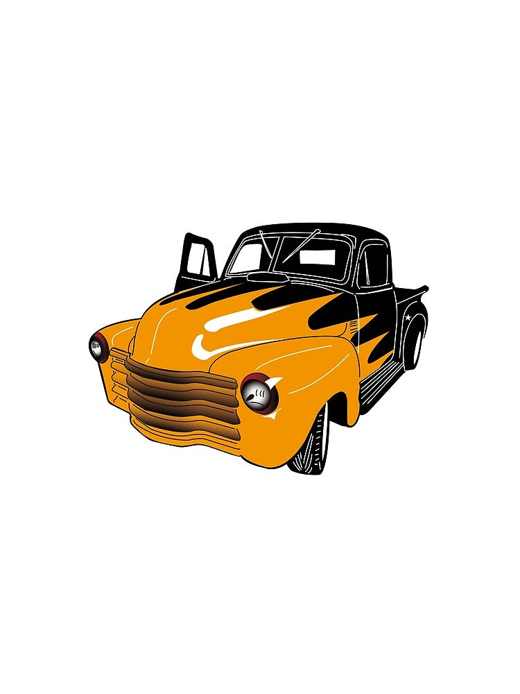 orange custom car by brineB Unisex , , , Long Sleeve Tee