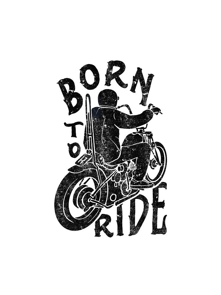 Born to ride by Simkone Unisex , , , Long Sleeve Tee