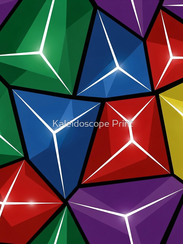 Faceted Gem Tile by Kaleidoscope Print