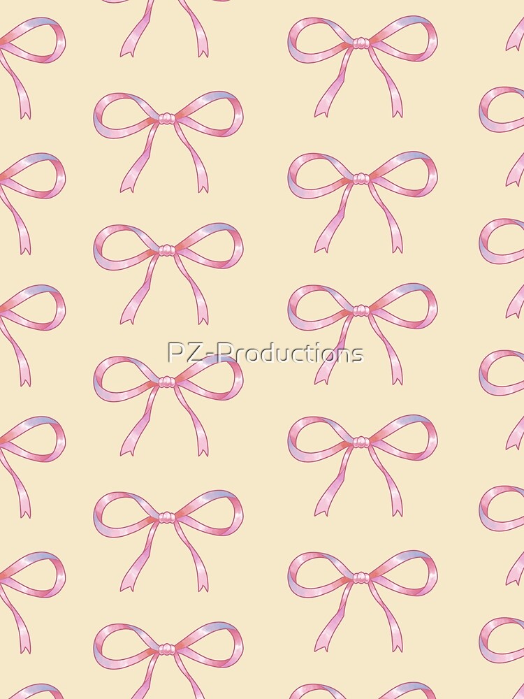 Pink Coquette Ribbons by PZ-Productions Unisex , , , Long Sleeve Tee