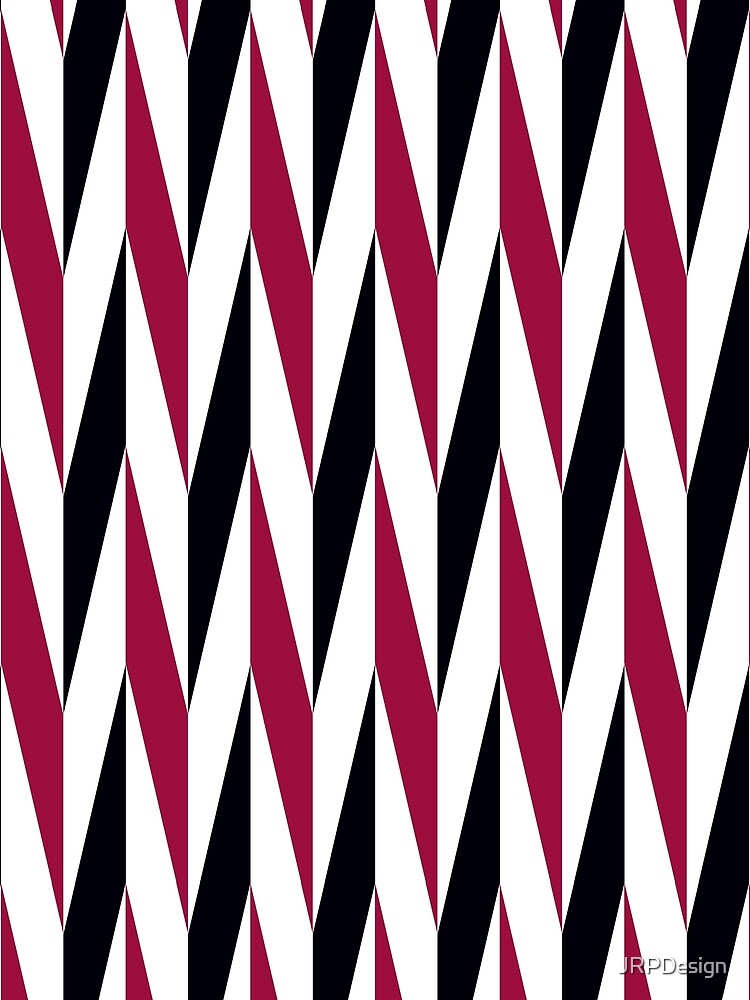 Chevrons - Maroon by JRP Design