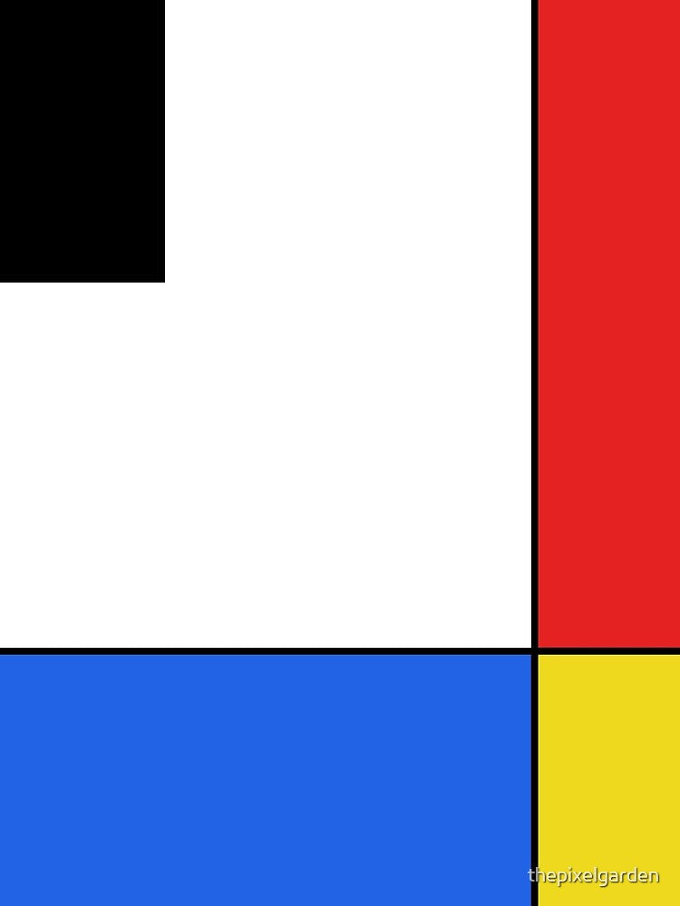 Simple Mondrian Neoplasticism by thepixelgarden