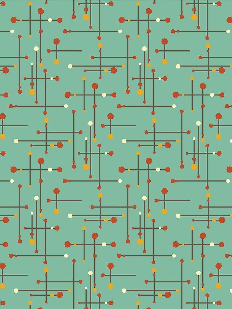 Mid Century Modern - Green by pugmom4