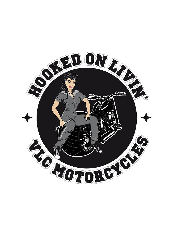 hooked on livin' by brineB Unisex , , , Long Sleeve Tee