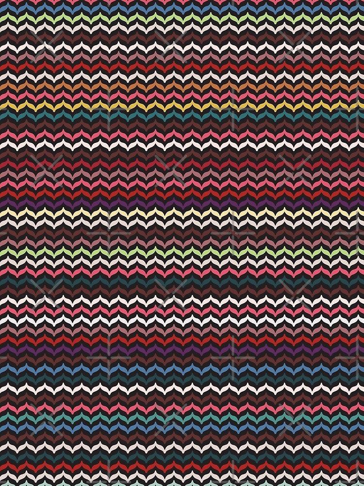 Missoni textile vector seamless repeat pattern 3 by Retro Street Studios