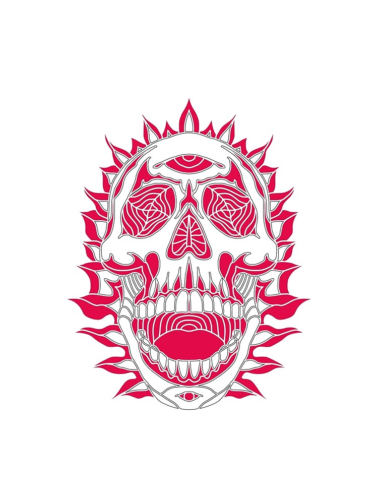 screaming skull by FAUXandCo