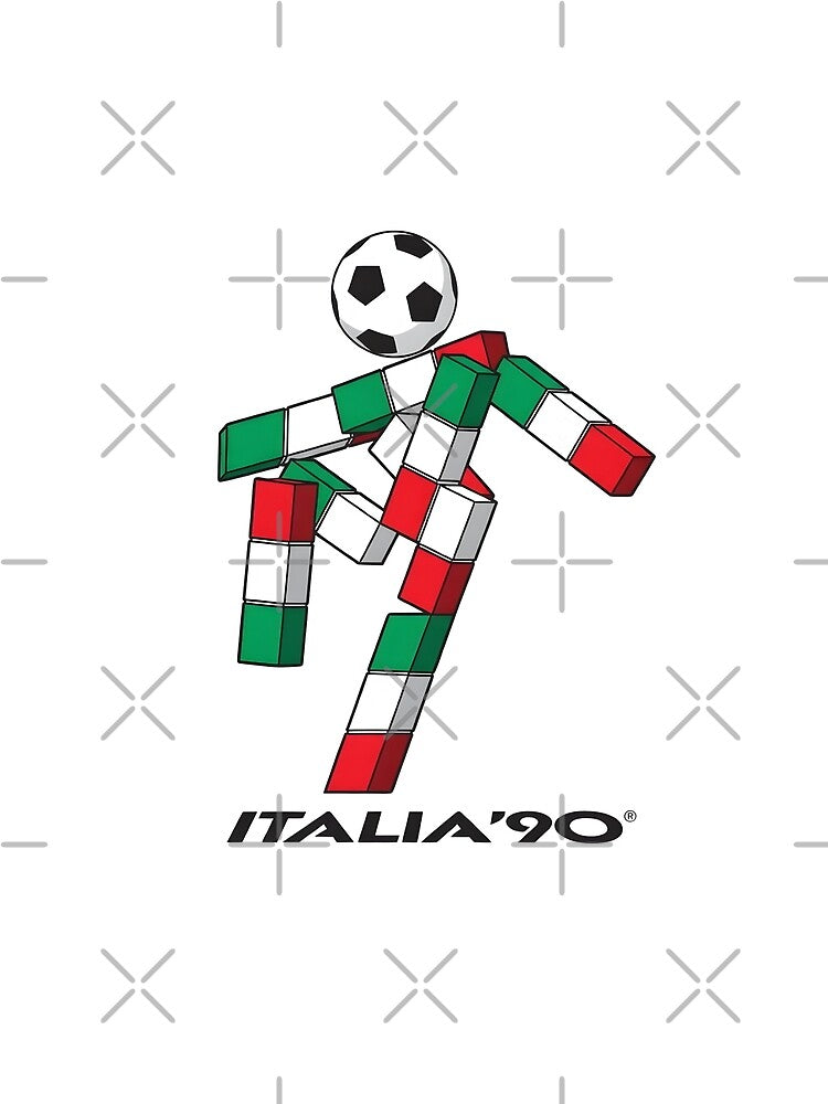 Ciao Italia '90 Football Mascot by TshirtsOnline- Unisex , , , Long Sleeve Tee