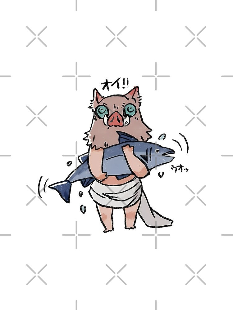 Inosuke fishing by artiisa