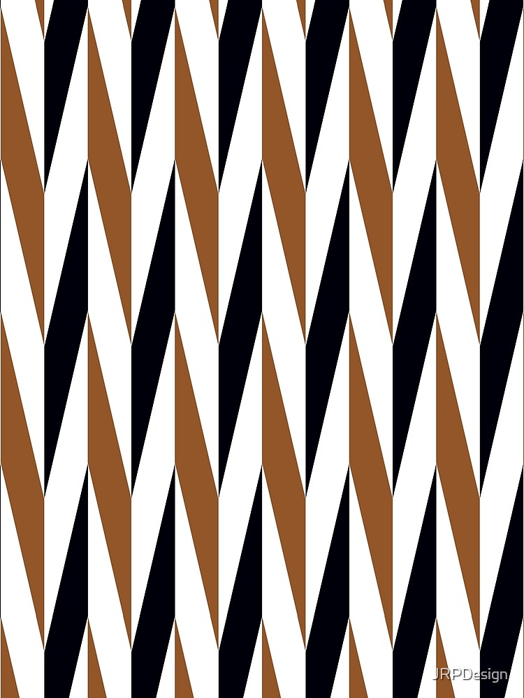 Chevrons - Brown by JRP Design
